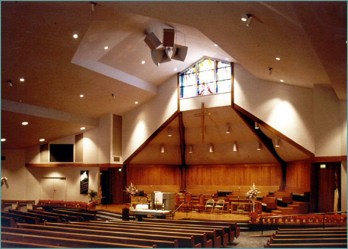 JHW ARCHITECTS Churches Gilroy Lutheran Church Interior
